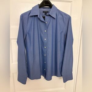 EUC Lands' End No Iron Pinpoint Oxford - Blue
